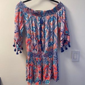 Lilly Pulizer off the shoulder dress